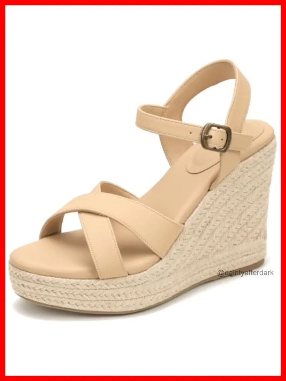 Espadrille Platform Wedge Sandals Women Strappy
